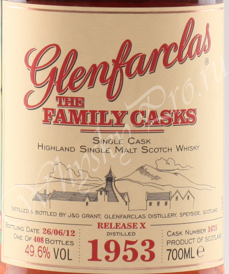 Glenfarclas 1953 year