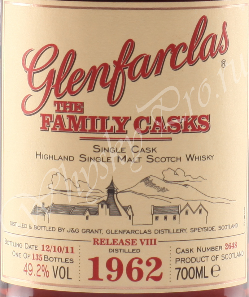 Glenfarclas 1962 year