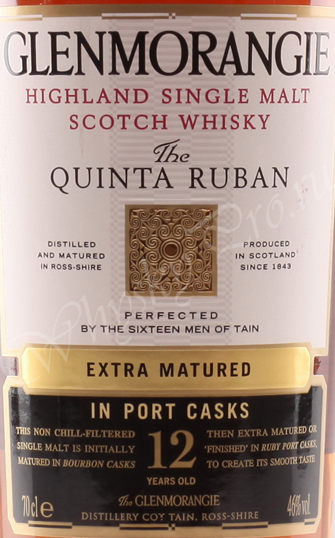 Glenmorangie 12 years Quinta Ruban