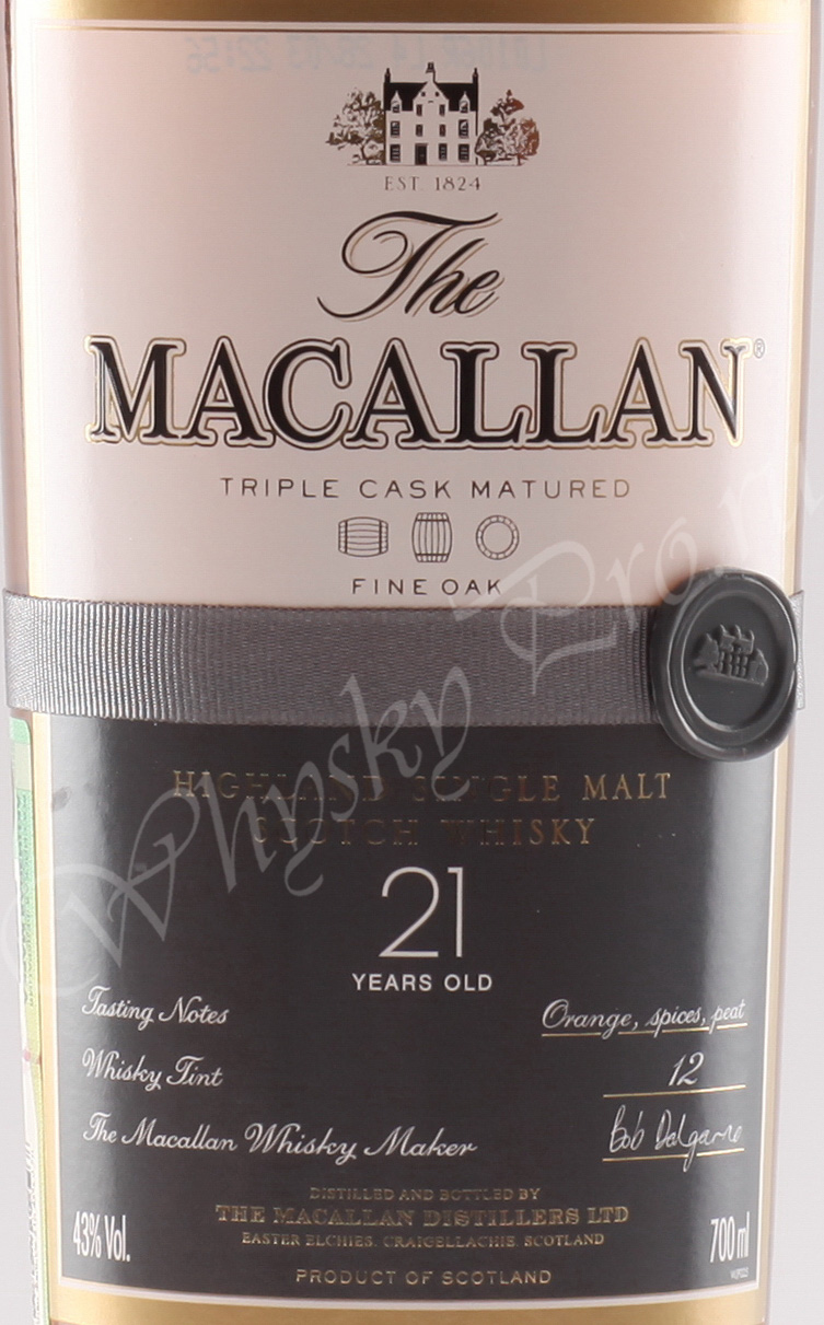 Macallan 21 years Fine Oak