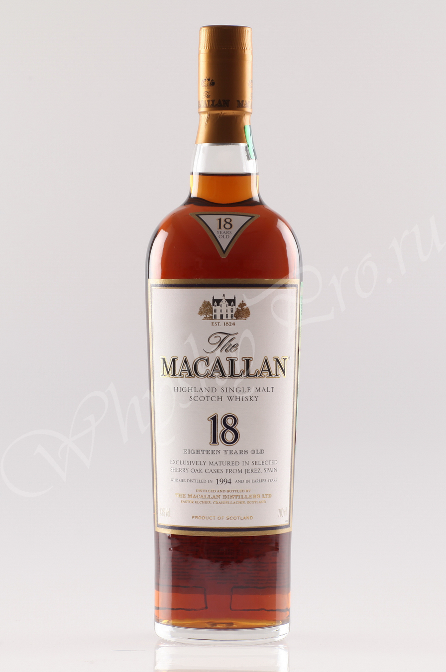 Macallan 18 years Sherry Oak