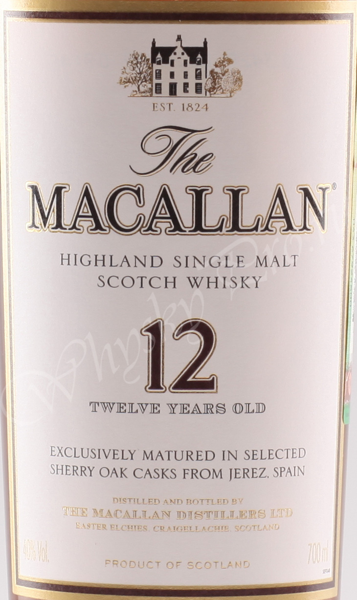 Macallan 12 years Sherry Oak 