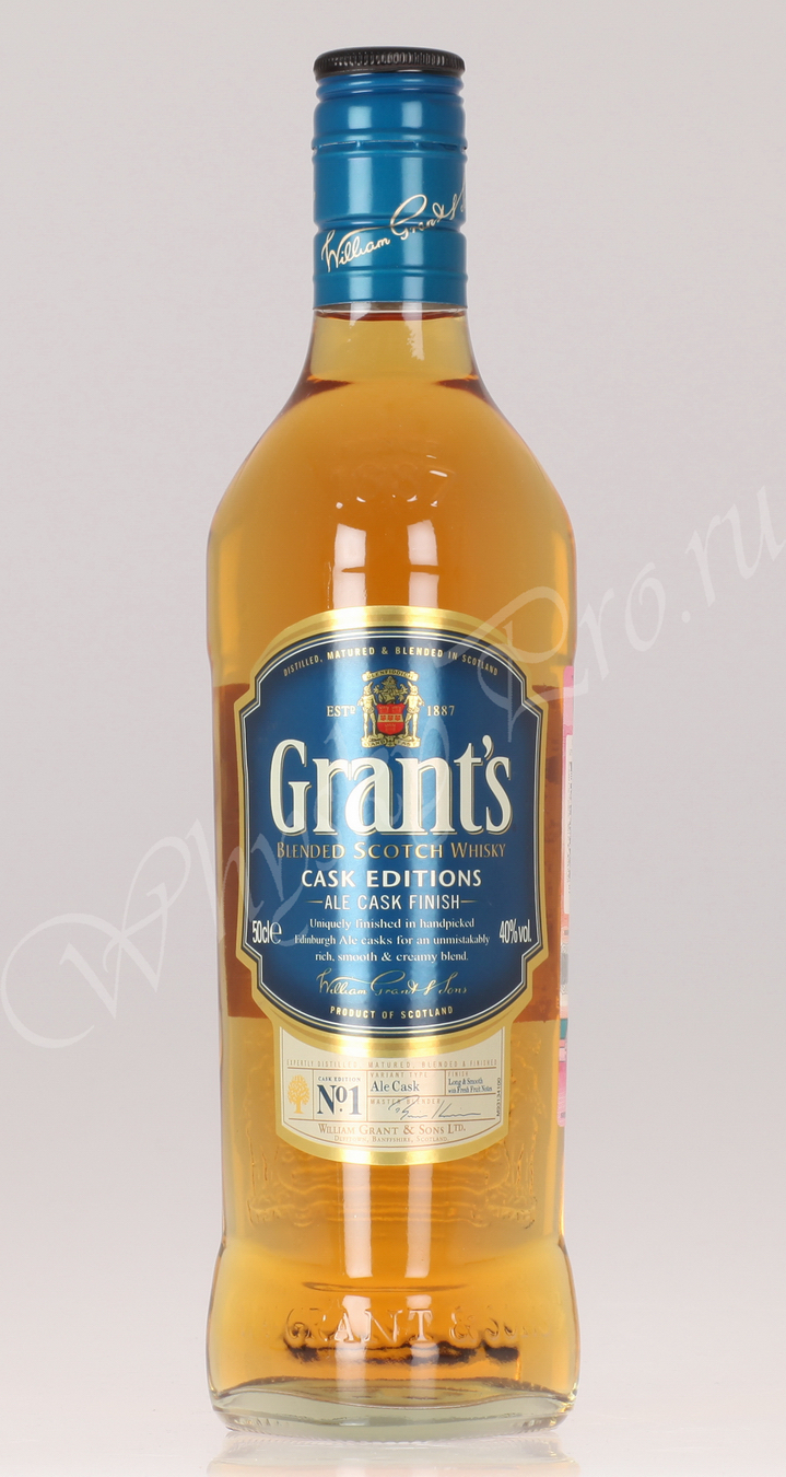 Шотландский виски Грантс Эйл Каск виски Grants Ale Cask 0.5