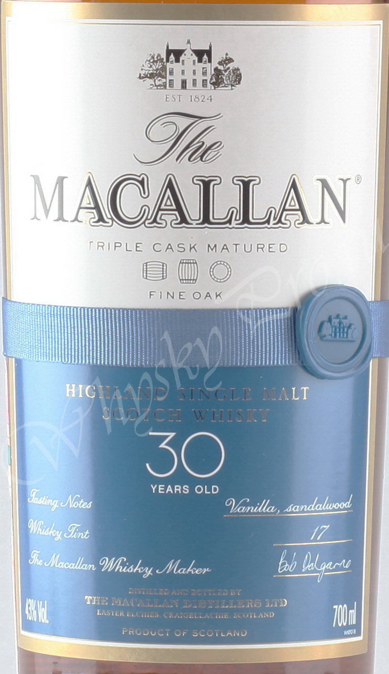 Macallan 30 years Fine Oak