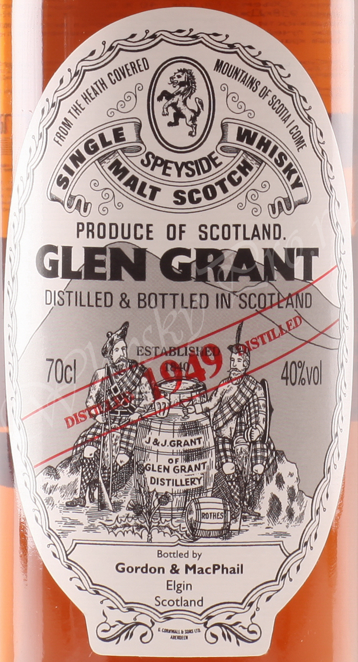 Виски односолодовый Глен Грант 1949 года Виски Glen Grant 1949
