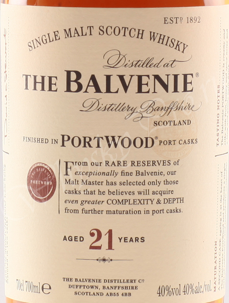 Balvenie 21 years