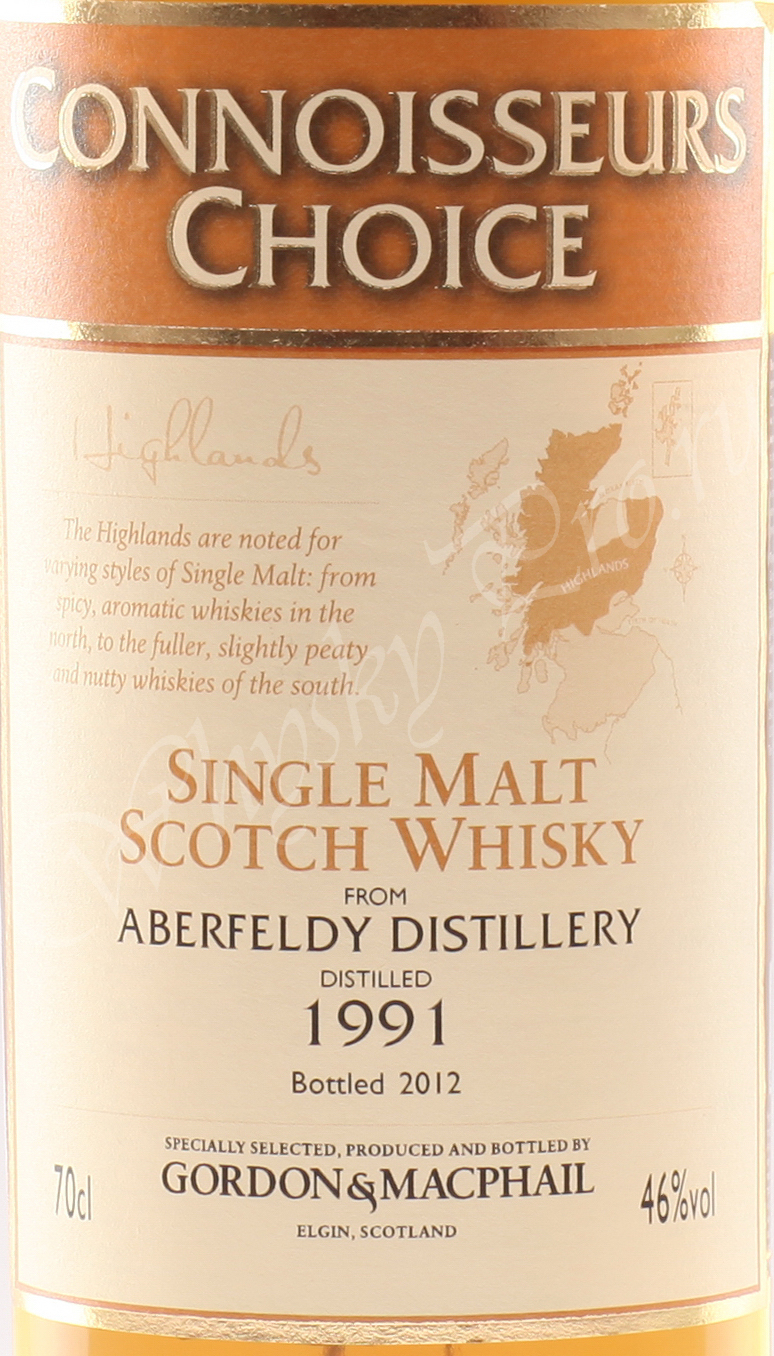 Aberfeldy 1991 year 46% / Gordon & Macphail