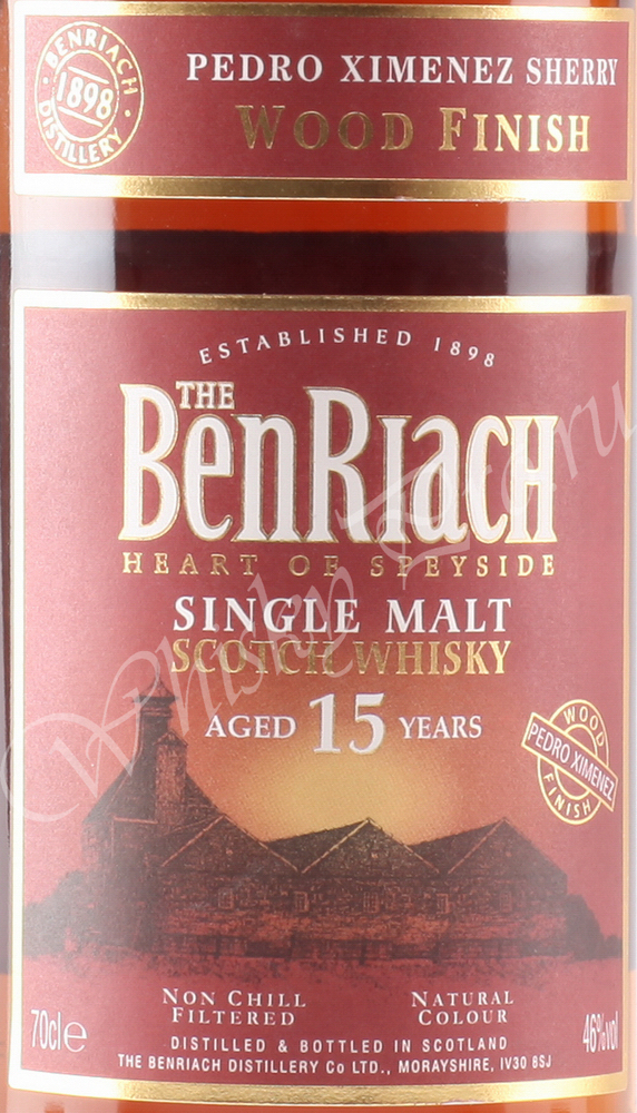 Benriach 15 years Pedro Ximenez