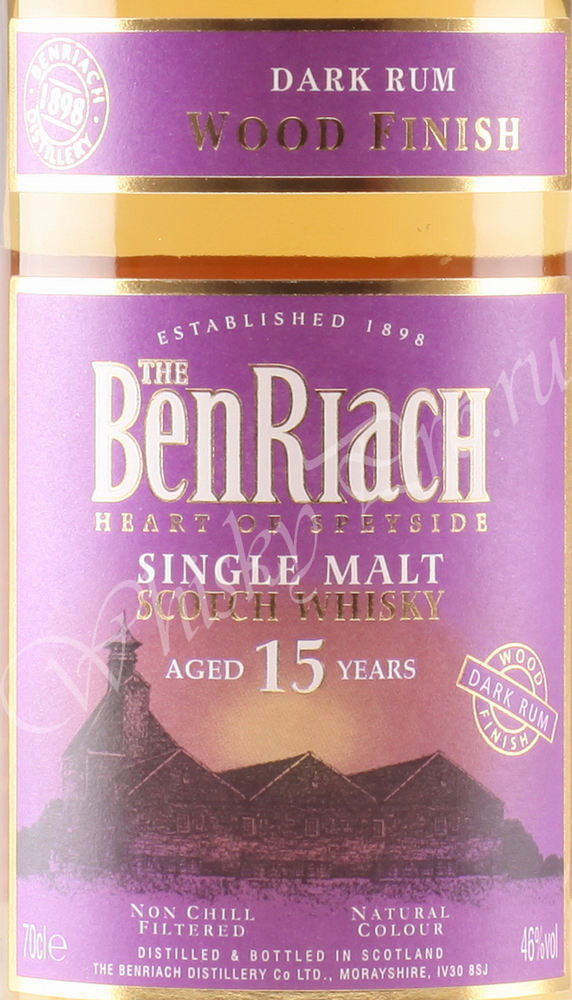 Benriach 15 years Dark Rum 