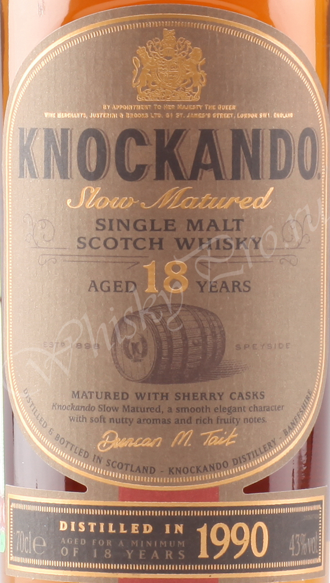 Knockando 18 years 1990