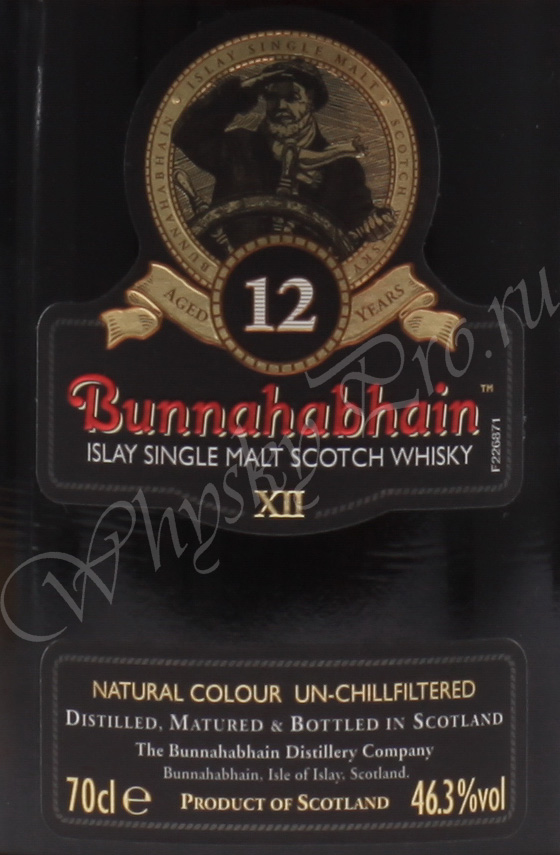 виски Буннахавэн 12 лет Шотландский виски Bunnahabhain 12 years