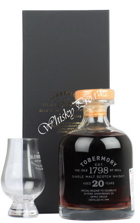Tobermory Aged 20 Years 0,7l Виски Тобермори Эйджид 20 Еарс 0,7л в п/у 
