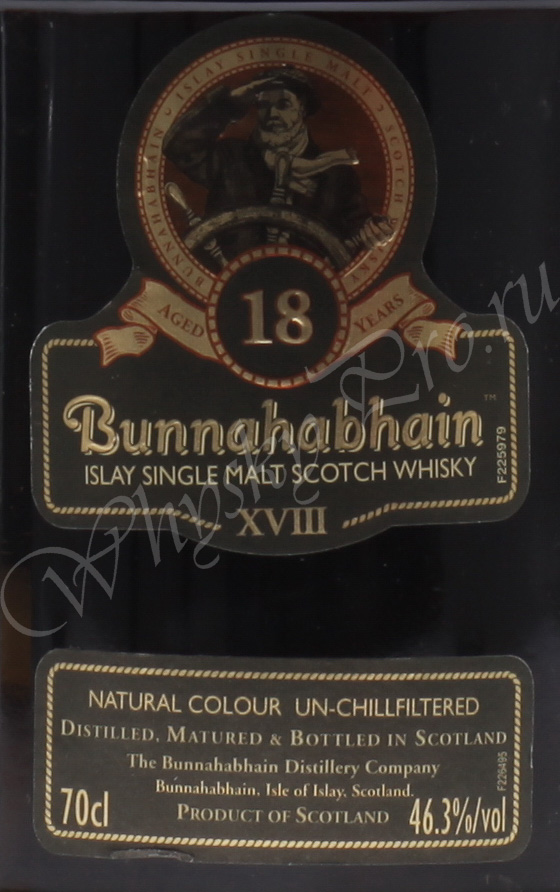  виски Буннахавэн 18 лет Шотландский односолодовый виски Bunnahabhain 18 years
