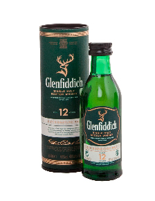 Glenfiddich 12 years виски Гленфиддик 12 лет 0.05л