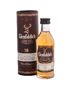 Glenfiddich 18 years виски Гленфиддик 18 лет 0.05 л