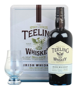 Teeling Irish Whiskey +2 бокала в металл/короб.