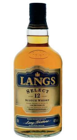 Шотландский виски скотч Лангс Селект 12 лет виски Langs 12 years Select