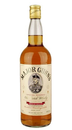 Шотландский виски Майор Ганс 40 градусов виски Major Gunns Special Reserve