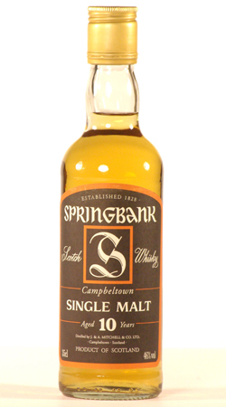 Шотландский виски Спрингбэнк 0.35 литров 10 лет виски Springbank 10 years 0.35 L