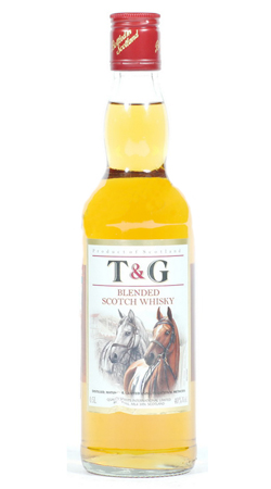 Шотландский купажированный виски Ти энд Джи 0.5 литров виски T & G Blended Whisky