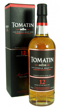 Шотландский виски Томатин 40 градусов вски Tomatin Highland 12 years