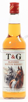 Виски Шотландский купажированный виски Ти энд Джи 0.7 литров виски T & G Blended Whisky