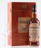 Knockando 21 years 1989 с двумья бокалами